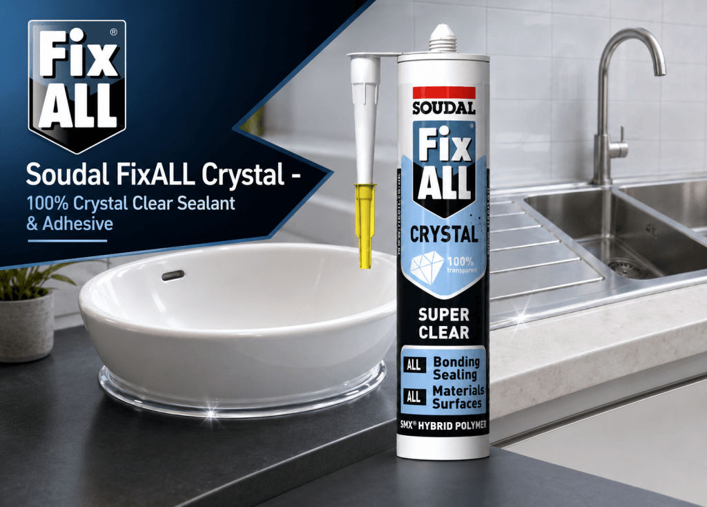 Fix All Crystal - 100 Crystal Clear Sealant