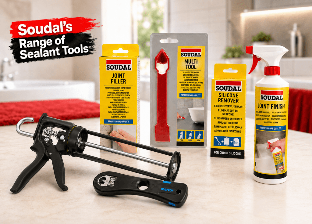Soudals Range of Sealant Tools